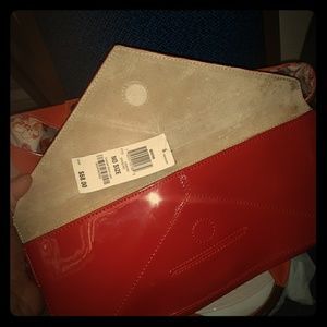 Alfani Clutch Purse Red NWT